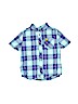 Assorted Brands 100% Cotton Blue Short Sleeve Button-Down Shirt Size 4 - 5 - photo 1