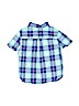 Assorted Brands 100% Cotton Blue Short Sleeve Button-Down Shirt Size 4 - 5 - photo 2