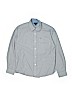 Tommy Hilfiger 100% Cotton Stripes Blue Long Sleeve Button-Down Shirt Size 12 - 14 - photo 1
