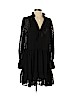 H&M 100% Polyester Black Casual Dress Size 6 - photo 1