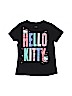 Hello Kitty Graphic Black Short Sleeve T-Shirt Size 8 - photo 1