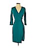 Ann Taylor Green Casual Dress Size 2 (petite) - photo 1