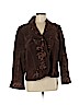 Coldwater Creek 100% Leather Brown Jacket Size L (petite) - photo 1