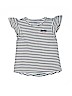 Carter's 100% Cotton Stripes Blue Short Sleeve Top 18-24 MO / 24 MO - photo 1