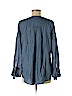 Ann Taylor LOFT Blue Long Sleeve Blouse Size M (petite) - photo 2