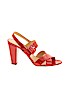 J.Crew Orange Heels Size 9 1/2 - photo 1