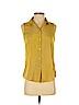Jessica Simpson 100% Polyester Yellow Sleeveless Blouse Size S - photo 1
