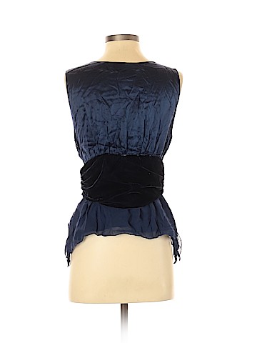 Studio M Sleeveless Silk Top (view 2)