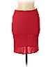Yigal Azrouël New York 100% Rayon Red Casual Skirt Size Med (2) - photo 1
