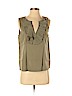 Marc by Marc Jacobs 100% Cotton Green Sleeveless Top Size XS - photo 1