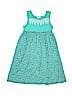 Vanilla Creme 100% Polyester Polka Dots Blue Dress Size 8 - photo 1