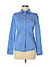 Tommy Hilfiger Blue Long Sleeve Button-Down Shirt Size XS (petite) - photo 1