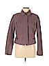 Ann Taylor LOFT 100% Cotton Brown Jacket Size 10 - photo 1