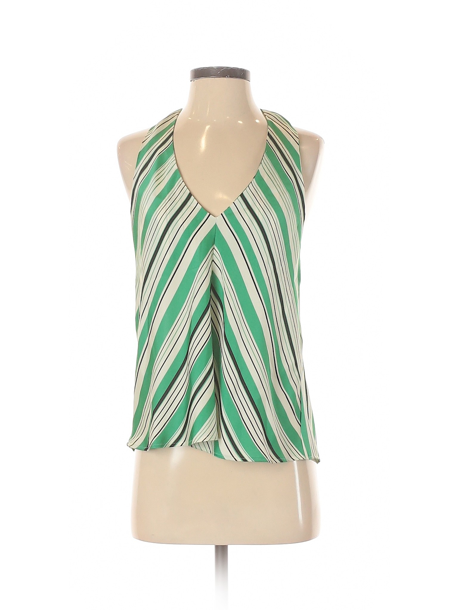 Zara Women Green Sleeveless Blouse S | eBay