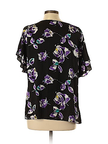 Ann Taylor LOFT Outlet Short Sleeve Blouse (view 2)
