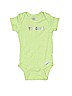 Gerber 100% Cotton Green Short Sleeve Onesie Size 0-3 mo - photo 1