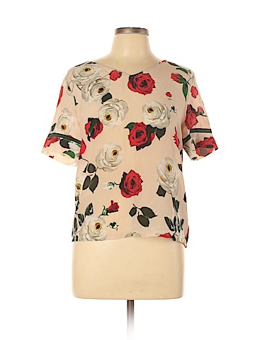 Unbranded Short Sleeve Silk Top (view 1)