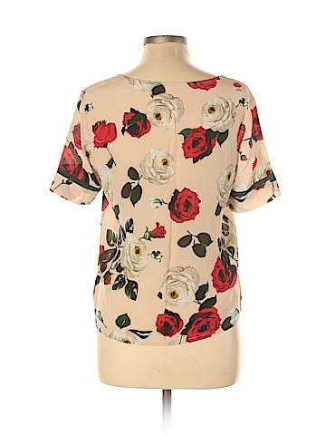 Unbranded Short Sleeve Silk Top (view 2)