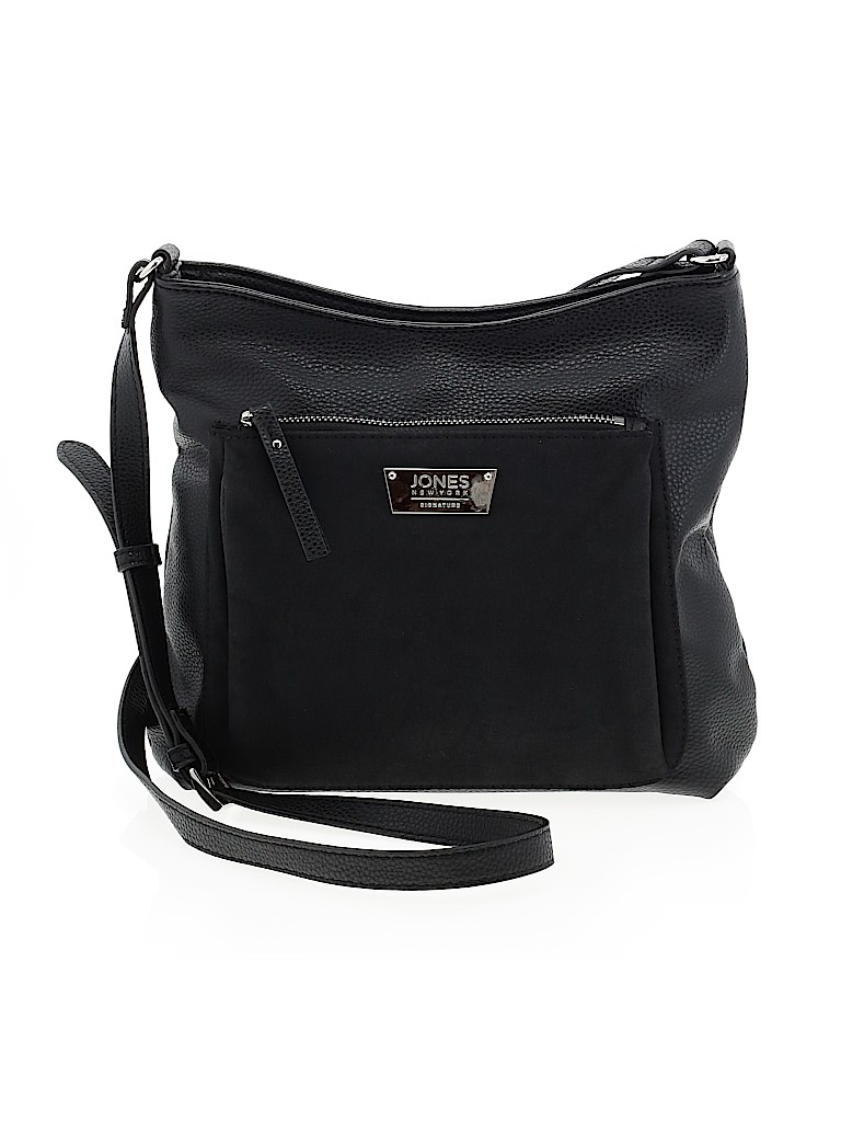 Jones New York Solid Black Crossbody Bag One Size 82 off thredUP