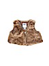 Old Navy Brown Faux Fur Vest Size 3-6 mo - photo 1