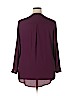 Simply Emma 100% Polyester Purple Long Sleeve Blouse Size 2X - photo 2