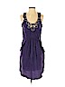 Rebecca Taylor 100% Silk Purple Cocktail Dress Size 2 - photo 1