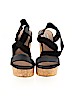 Steve Madden 100% Leather Black Wedges Size 8 - photo 2