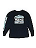 Vans 100% Cotton Blue Long Sleeve T-Shirt Size XL (kids) - photo 2