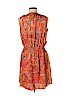 Lauren by Ralph Lauren 100% Polyester Orange Casual Dress Size 8 (petite) - photo 2