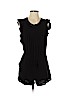 Ann Taylor LOFT 100% Rayon Black Romper Size S (petite) - photo 1