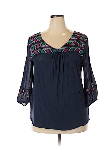 Lucky Brand 3/4 Sleeve Top (view 1)