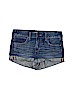 Abercrombie 100% Cotton Blue Denim Shorts Size 16 - photo 1