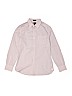 Crewcuts Checkered-gingham White Long Sleeve Button-Down Shirt Size 12 - photo 1