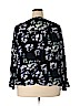 Simply Vera Vera Wang 100% Rayon Blue Long Sleeve Blouse Size 2X - photo 2