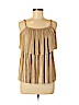 INC International Concepts Gold Sleeveless Blouse Size M (petite) - photo 1