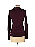 Classiques Entier Burgundy Silk Pullover Sweater Size S - photo 2