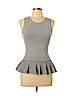 Torn by Ronny Kobo Ivory Sleeveless Top Size L - photo 1