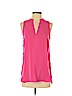 Banana Republic 100% Polyester Pink Sleeveless Blouse Size 2 - photo 1