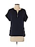 Banana Republic 100% Polyester Blue Short Sleeve Blouse Size S (petite) - photo 1