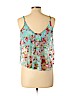 Almost Famous Green Sleeveless Top Size L - photo 2