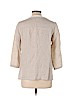 Talbots 100% Linen Gray 3/4 Sleeve Blouse Size M (petite) - photo 2