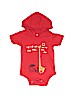 Threadless 100% Cotton Graphic Red Short Sleeve Onesie Size 6-12 mo - photo 1