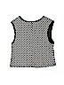 Sally Miller Checkered-gingham Black Sleeveless Top Size M (kids) - photo 2