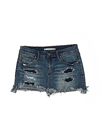 Tractr Denim Skirt (view 1)