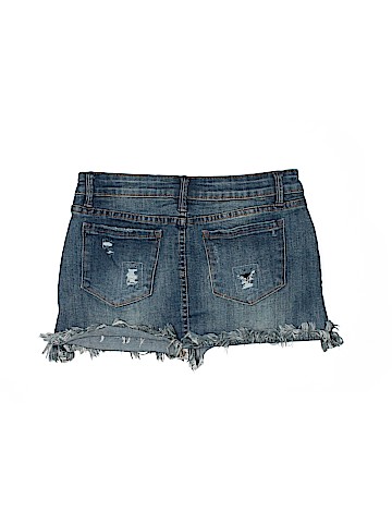 Tractr Denim Skirt (view 2)