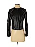 INC International Concepts 100% Leather Black Leather Jacket Size P (petite) - photo 1