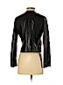 INC International Concepts 100% Leather Black Leather Jacket Size P (petite) - photo 2