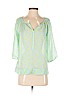 Ann Taylor LOFT 100% Polyester Blue 3/4 Sleeve Blouse Size S (petite) - photo 1