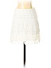 Aqua 100% Polyester White Casual Skirt Size S - photo 1