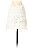 Aqua 100% Polyester White Casual Skirt Size S - photo 2
